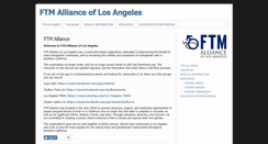 Desktop Screenshot of ftmalliance.org