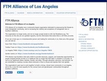 Tablet Screenshot of ftmalliance.org